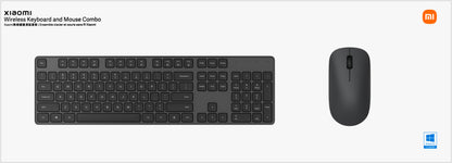 Kit de teclado e rato sem fios Xiaomi Combo, preto BHR6100GL