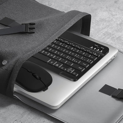 Kit Teclado Rato Sem Fios Techsuit AirCombo WKM1, BT / Wi-Fi, Preto