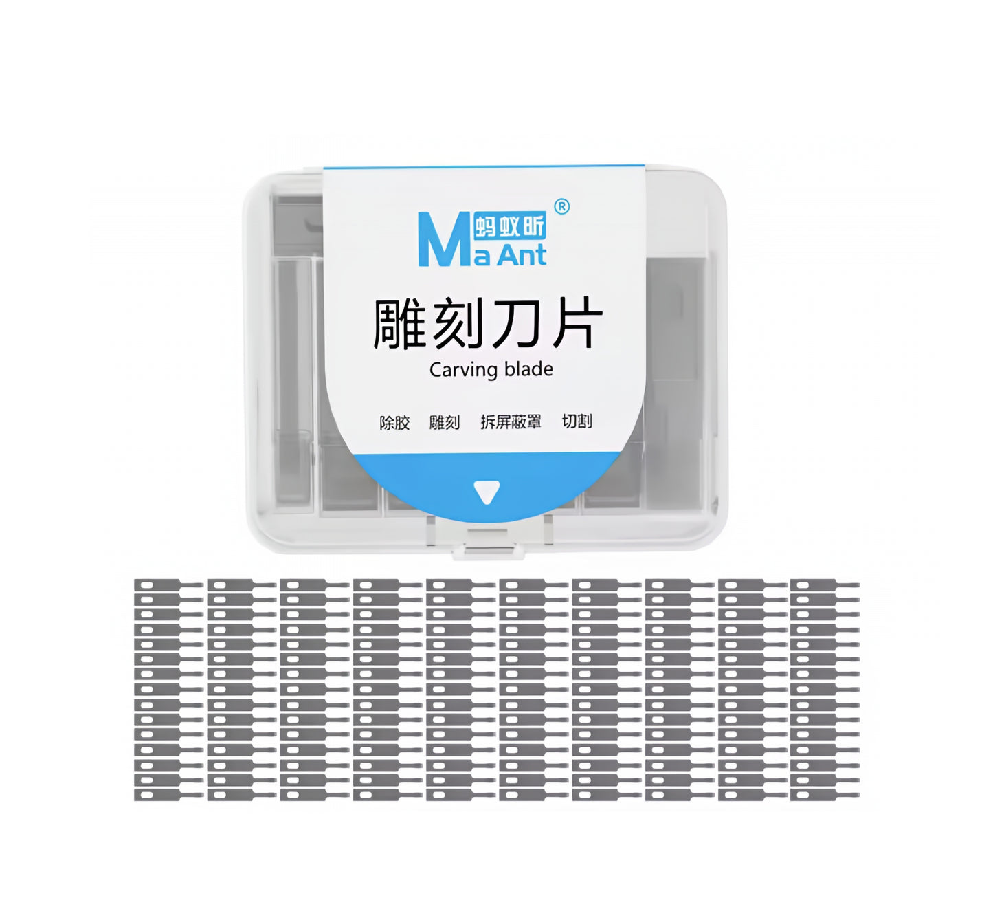 MaAnt M077 Scalpel Blade, Model 4A, Set of 150 pieces