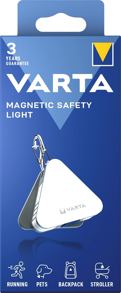 Lâmpada Led Chaveiro Varta Magnetic Safety Light, 25lm, Prateada