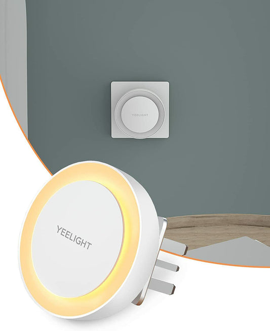 Lâmpada LED de Vigília Yeelight Plug-in Nightlight, 0.5W, 2500K, Sensor, Versão UK, Branca, Reembalada YLYD11YL