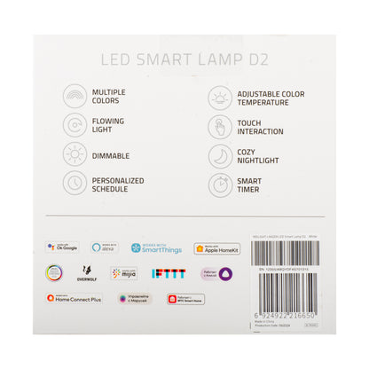 Lâmpada LED de Presença Yeelight D2 by Razer, Wi-Fi, 5W, 1700K - 6500K, 240lm, RGB, Recondicionada YLCT01YL