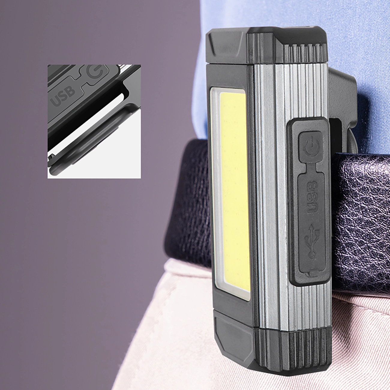 Lâmpada de Trabalho Led WZK WLR-15W, 1500lm, Cinzento