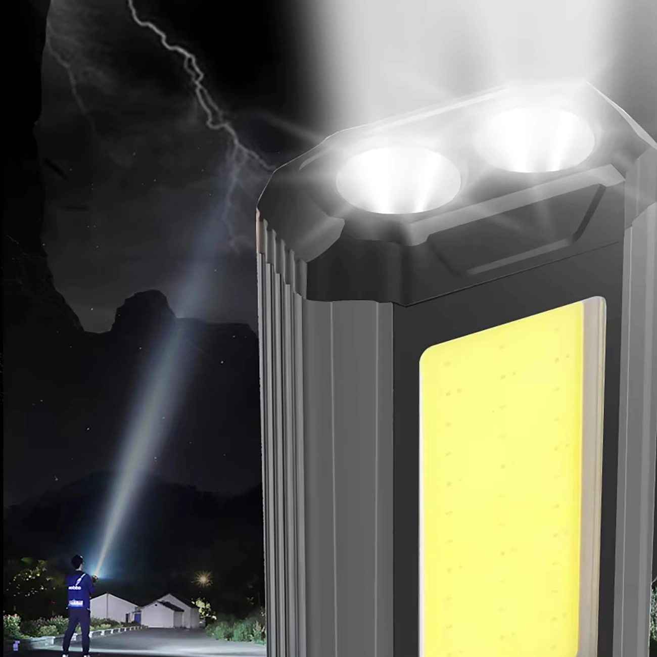 Lâmpada de Trabalho Led WZK WLR-15W, 1500lm, Cinzento