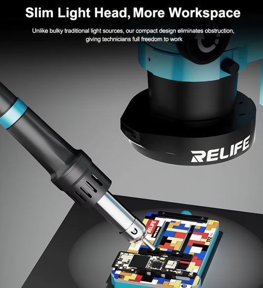 Lâmpada Relife RL-033E para Microscópio, Preta