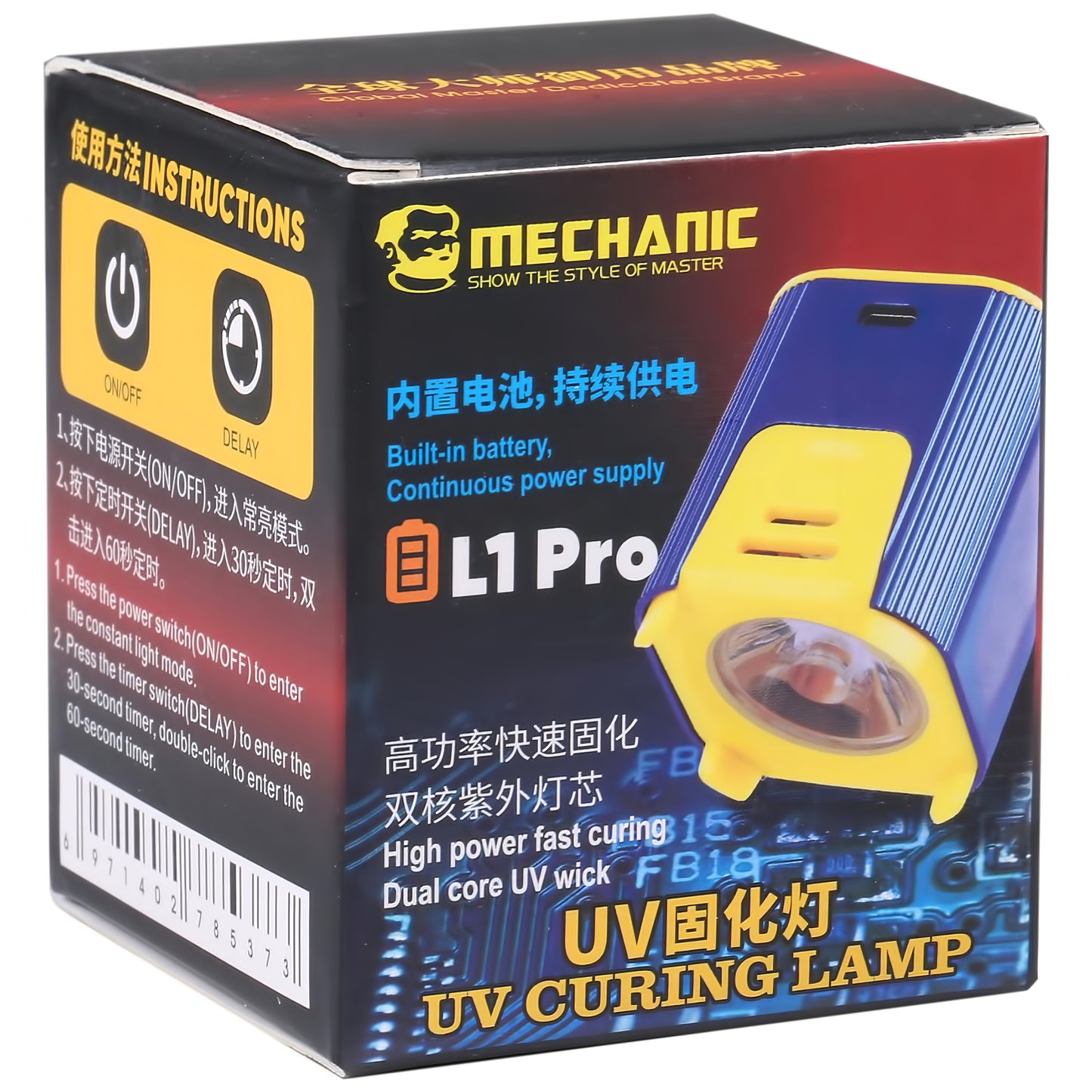 Lâmpada UV Mechanic L1 Pro