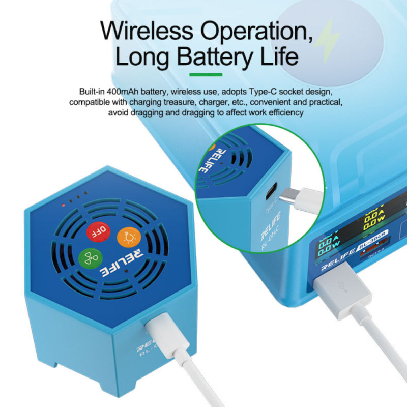 Lâmpada UV Relife RL-014C, 2 em 1