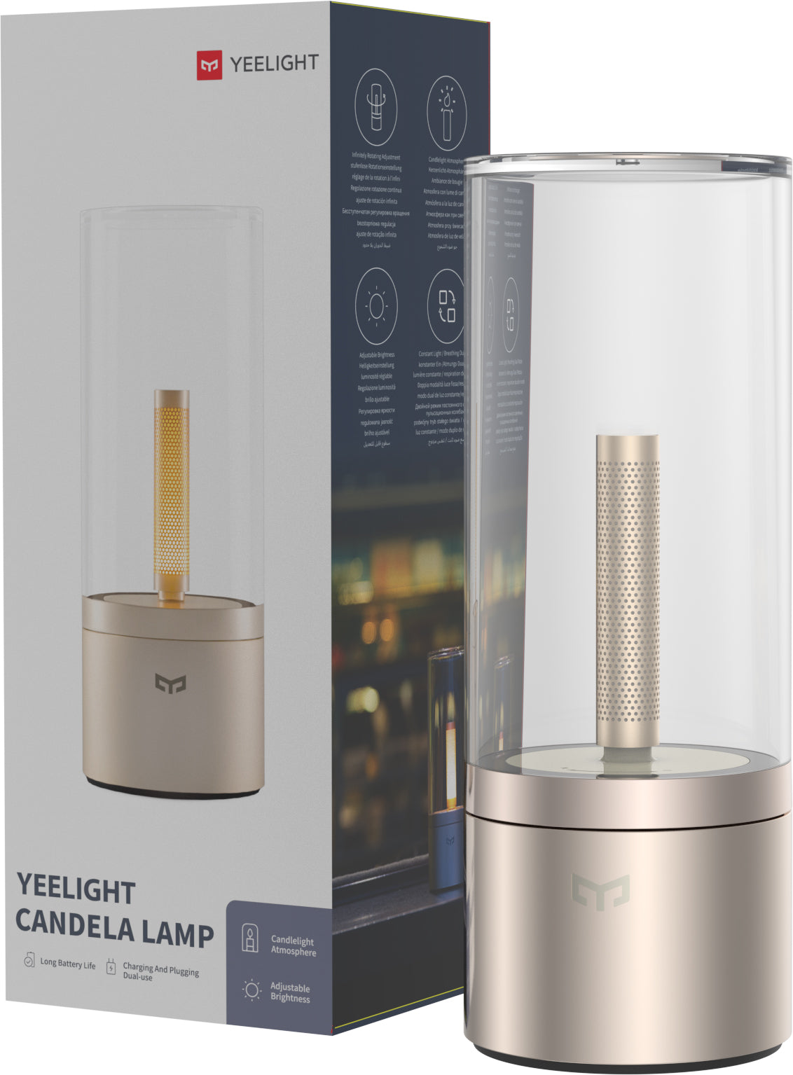 Vela Veghe Yeelight, 5W, 1800K, regulável YLFWD-0019 