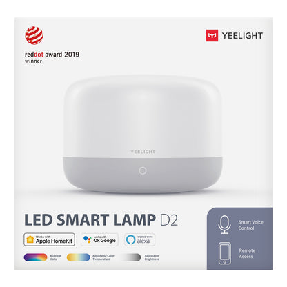 Lâmpada Veghe Yeelight D2 da Razer, Wi-Fi, 5W, 1700K - 6500K, 240lm, RGB, Branco YLCT01YL YLCT01YL 