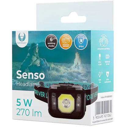 Lanterna de cabeça Forever Senso XP-E LED, 270lm, 1200mAh 