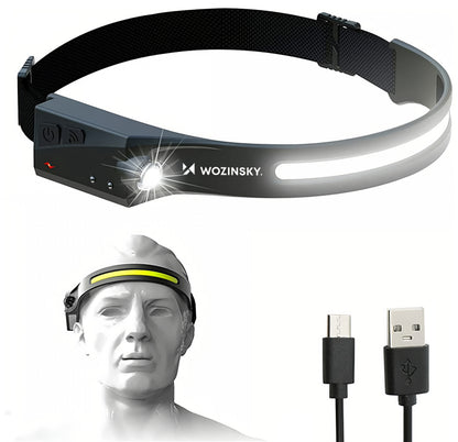 Lanterna Frontal LED WZK WLC-1200, 350lm, IPX4
