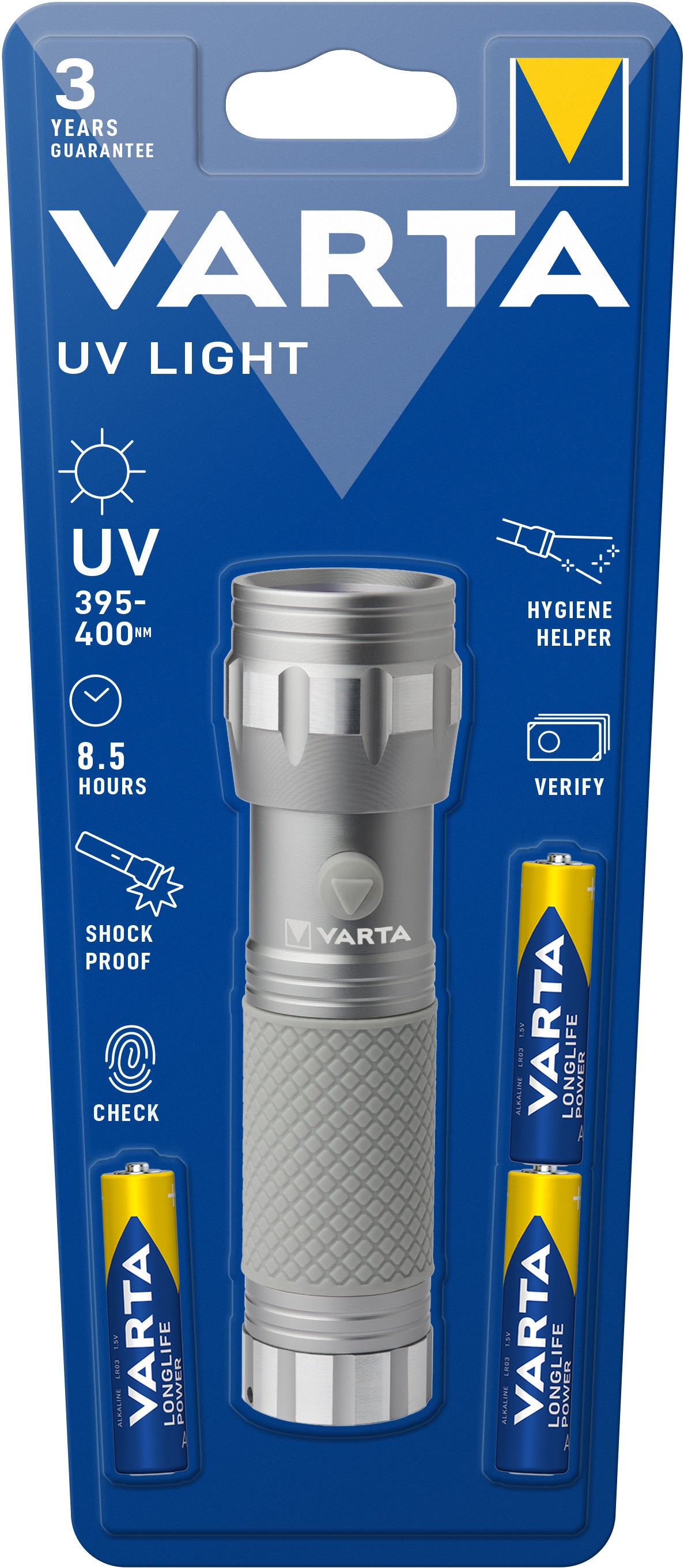 Lanterna Varta UV LED