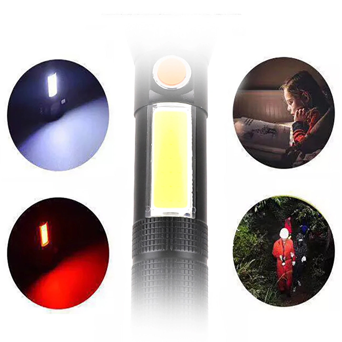 Lanterna LED WZK WLR-31 3em1, 5W, 500lm