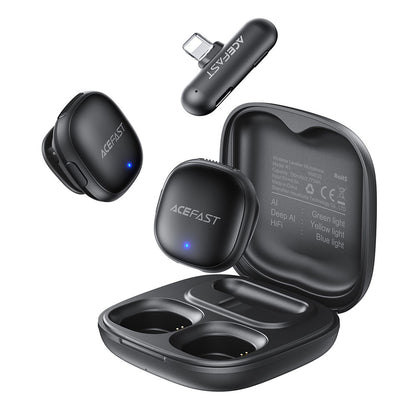 Lavalier Acefast R1, Lightning, Conjunto de 2 peças, Preto