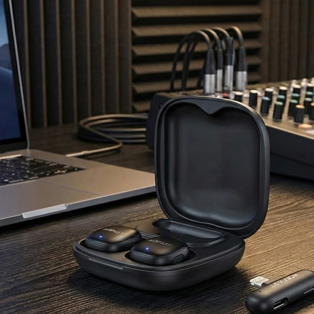 Lavalier Acefast R1, Lightning, Conjunto de 2 peças, Preto