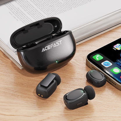 Lavalier Acefast R2, USB-C, Conjunto de 2 peças, Preto