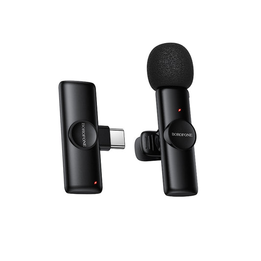 Lavalier Borofone BFK16 Winner, USB-C, Preto