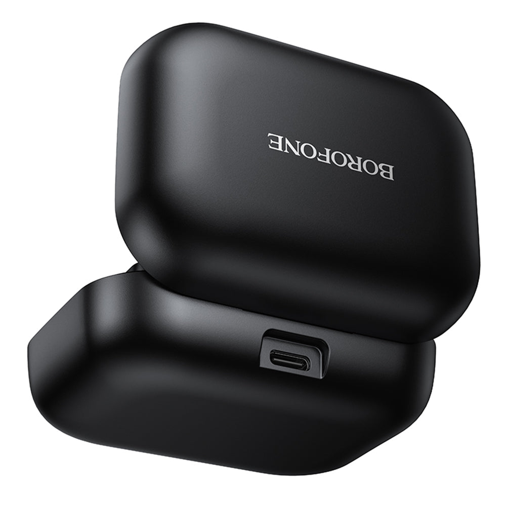 Lavalier Borofone BFK17 Lemai, USB-C, Conjunto de 2 peças, Preto