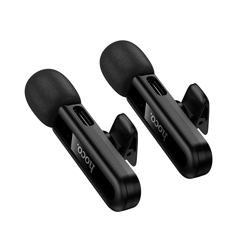 Lavaliera HOCO L20A, USB-C / Lightning, Conjunto de 2 peças, Preta