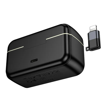 Lavalier HOCO L22, USB-C / Lightning, Conjunto de 2 peças, Preto