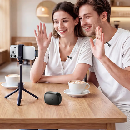 Lavalier HOCO L27, USB-C, Conjunto de 2 peças, Preto
