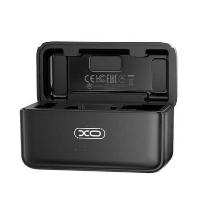 Lavalier XO Design MC15 Dual, USB-C / Lightning, Conjunto de 2 unidades, Preto