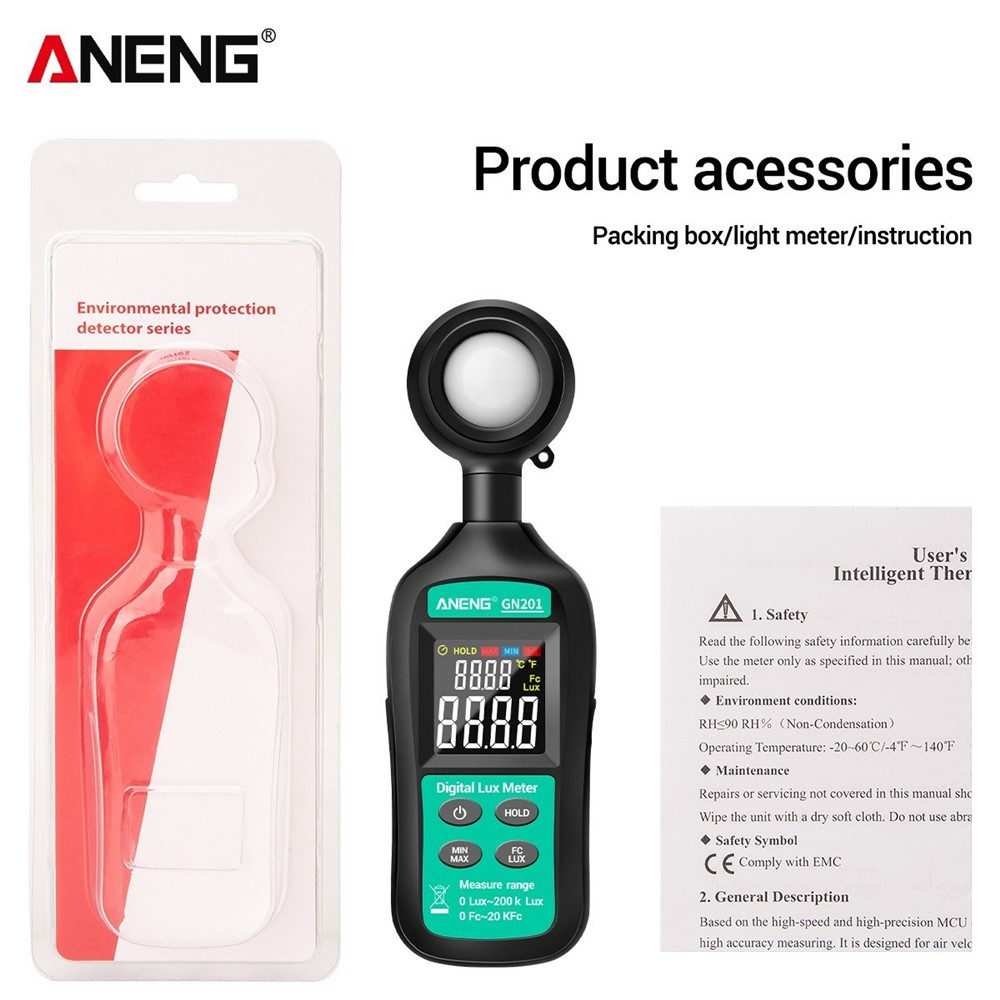 Luxímetro Digital ANENG GN201