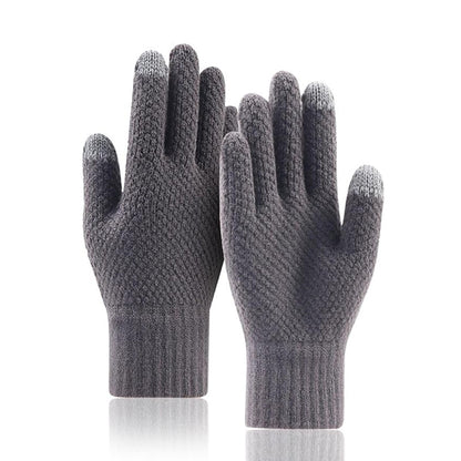 Luvas de Inverno Táteis para Homem Techsuit ST0013, Tamanho 22cm, Cinza