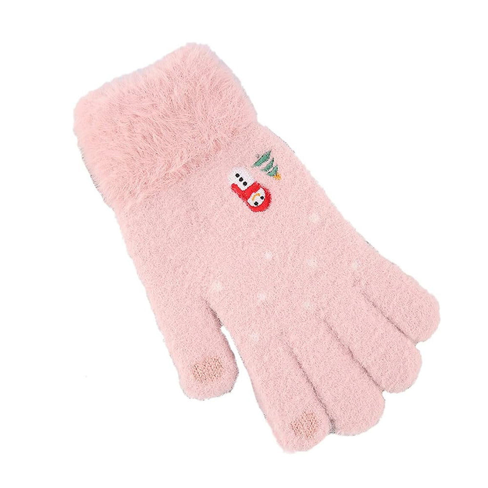 Luvas de Inverno Táteis Senhora Techsuit ST0011, Tamanho 17cm, Rosa