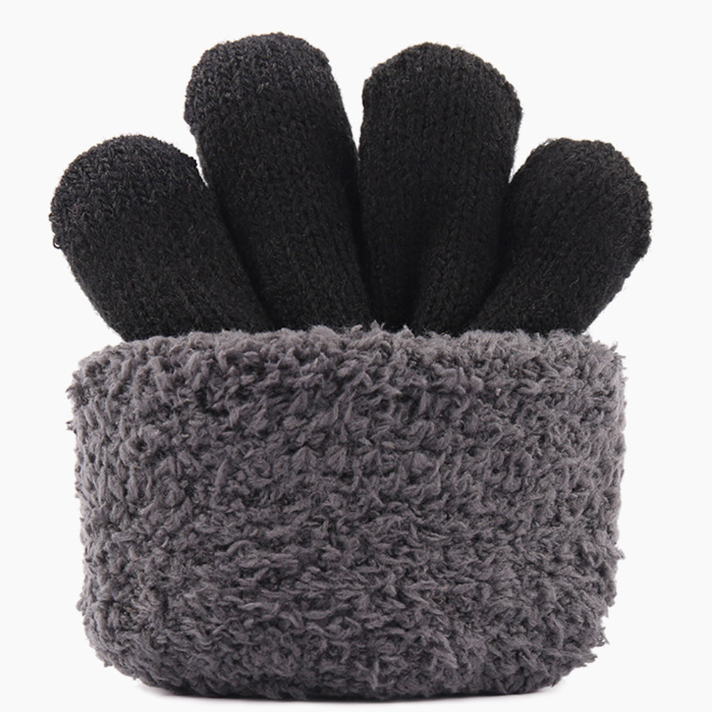 Luvas de Inverno Táteis Iwarm ST0005, Tamanho 21cm, Pretas