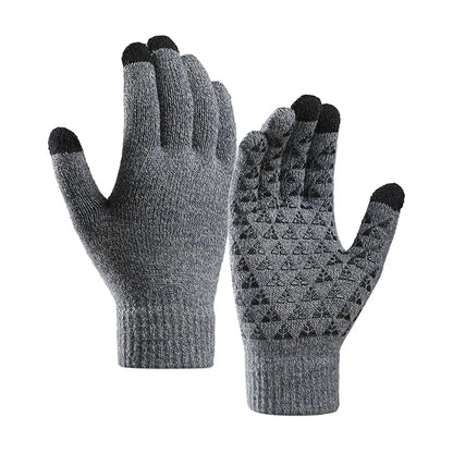 Iwarm ST0018 Winter Touchscreen Gloves, Size 23cm, Gray