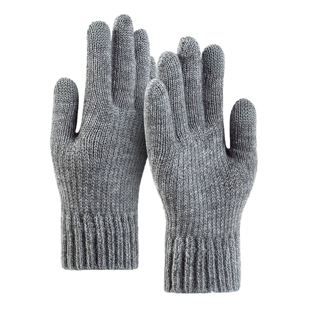 Luvas de Inverno Táteis Unissexo Techsuit ST0012, Tamanho 22cm, Cinza Claro