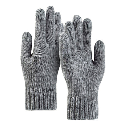Luvas de Inverno Táteis Unissexo Techsuit ST0012, Tamanho 22cm, Cinza Claro