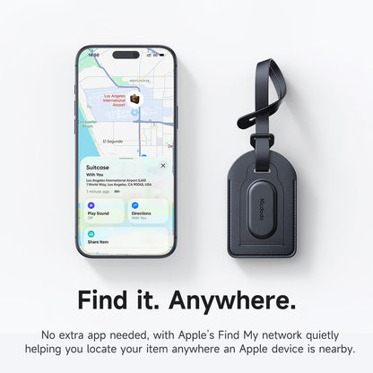 Mcdodo SmartTag Bagagem Napa Pro AT-3790 para iOS Series, Preto