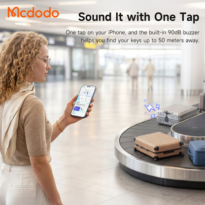 Mcdodo SmartTag Bagagem Napa Pro AT-3790 para iOS Series, Preto