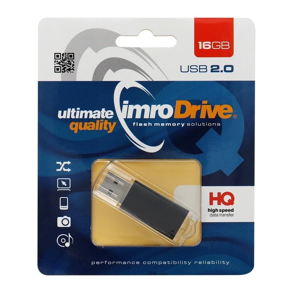 Memória Externa USB-A Imro, 16Gb