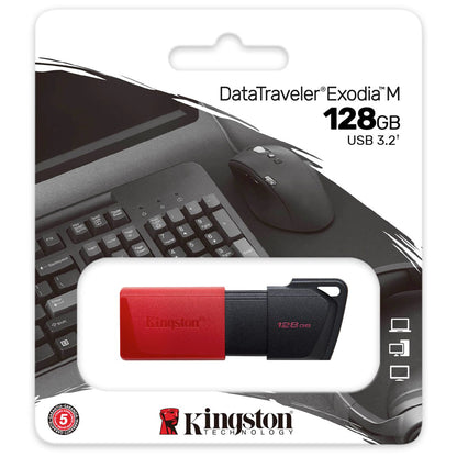 Memória externa USB-A 3.2 Kingston DT Exodia M, 128Gb DTXM/128GB