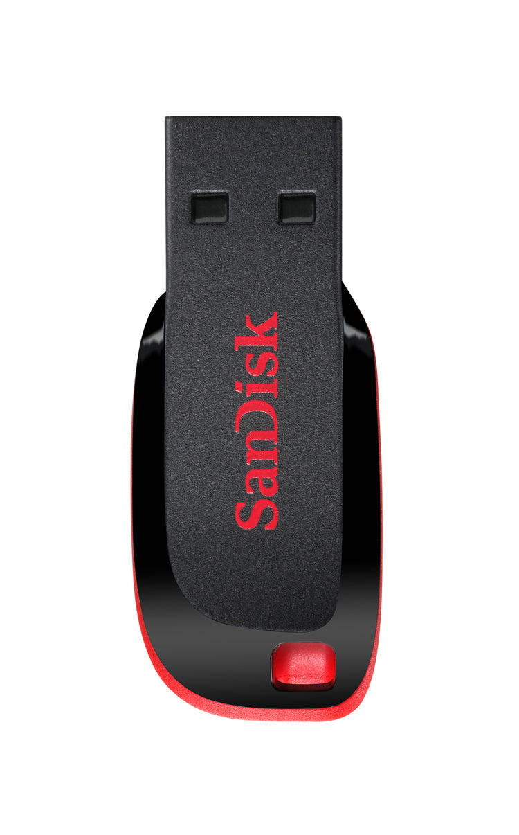 Memória Externa USB-A SanDisk Cruzer Blade, 64Gb SDCZ50-064G-B35