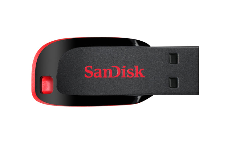 Memória Externa USB-A SanDisk Cruzer Blade, 64Gb SDCZ50-064G-B35