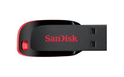 Memória Externa USB-A SanDisk Cruzer Blade, 64Gb SDCZ50-064G-B35
