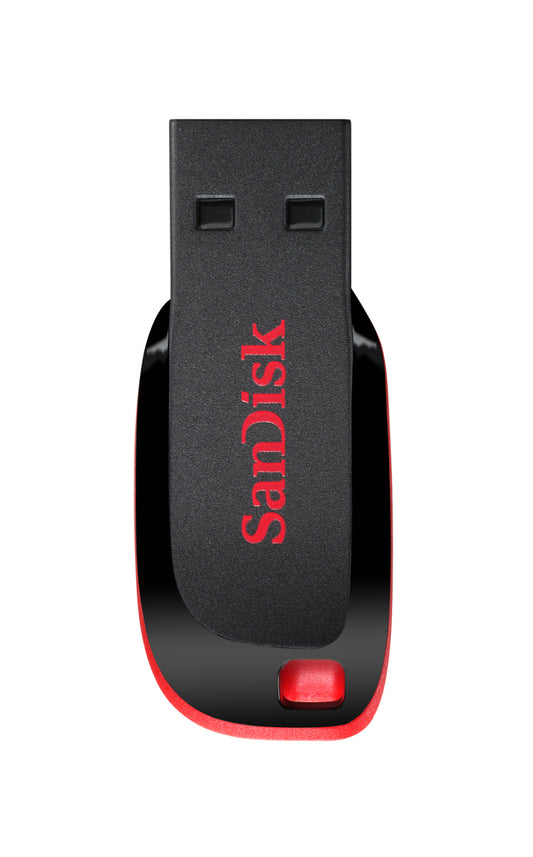 Memória Externa USB-A SanDisk Cruzer Blade, 128Gb SDCZ50-128G-B35