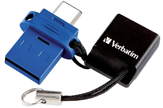 Memória Externa USB-A 3.0 / USB-C Verbatim StoreNGo, 64Gb 49967