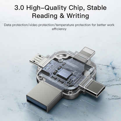 External Memory USB-A 3.0 / Lightning / USB-C / microUSB Yesido FL15, 16Gb