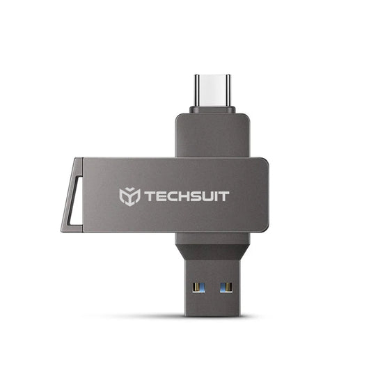 Memória Externa USB-A 3.0 / USB-C Techsuit THSM19, 32Gb