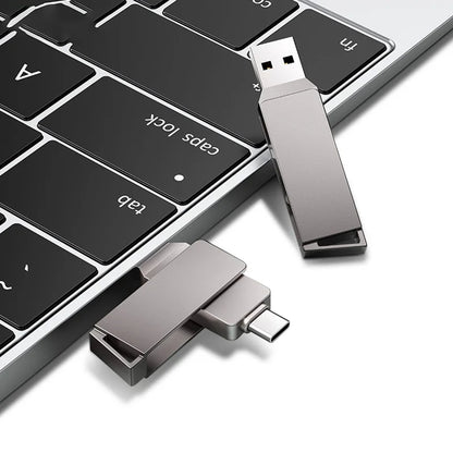 Memória Externa USB-A 3.0 / USB-C Techsuit THSM20, 256Gb