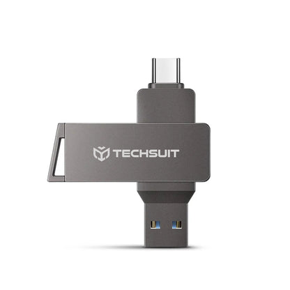 Memória Externa USB-A 3.0 / USB-C Techsuit THSM20, 64Gb