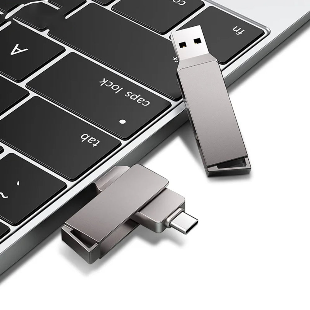 Memória Externa USB-A 3.0 / USB-C Techsuit THSM20, 64Gb