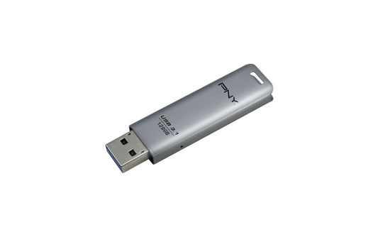 Memória Externa USB-A 3.1 PNY Elite Steel, 128Gb FD128ESTEEL31G-EF