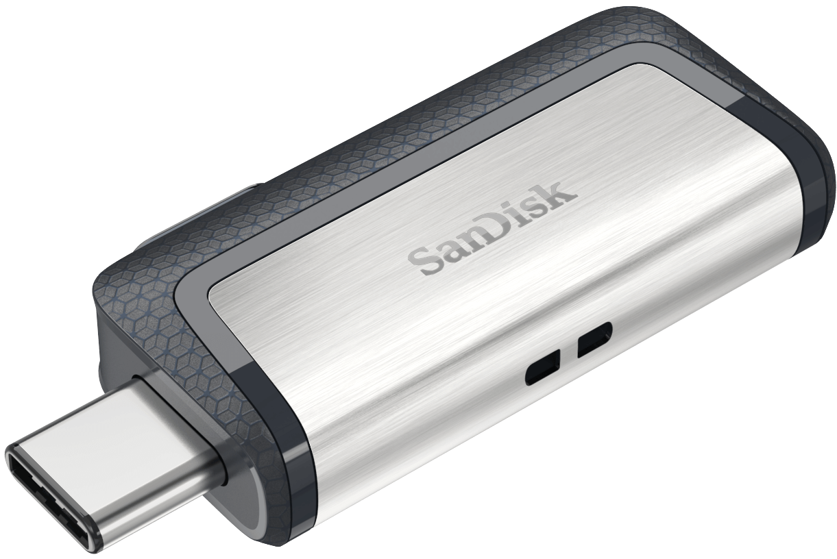 Memória Externa USB-A 3.1 / USB-C SanDisk Ultra Dual, 128Gb SDDDC2-128G-G46