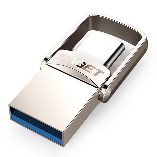 Memória Externa USB-A 3.1 / USB-C Eaget CU20, 64Gb
